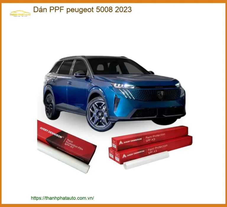 Dán PPF Bảo Vệ Sơn Peugeot 5008 2023 - Địa Chỉ Thi Công Uy Tín TPHCM
