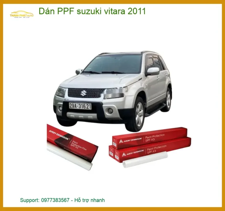 Phim PPF Bảo Vệ Sơn Suzuki Vitara 2011 - Địa Chỉ Thi Công Uy Tín TPHCM