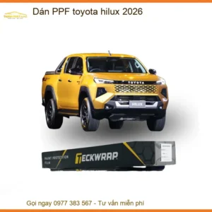 Dán Phim PPF Bảo Vệ Sơn Toyota Hilux - Địa Chỉ Thi Công PPF Uy Tín TPHCM