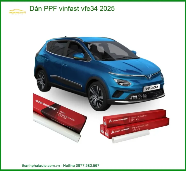 Dán PPF Vinfast VF e34 2025 - Địa Chỉ Thi Công Uy Tín TPHCM