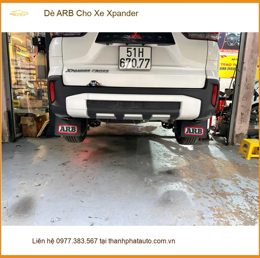 Chú Khanh lắp dè ARB chính hãng cho Xpander ở Bình Chánh để bảo vệ xe ảnh thực tế 4
