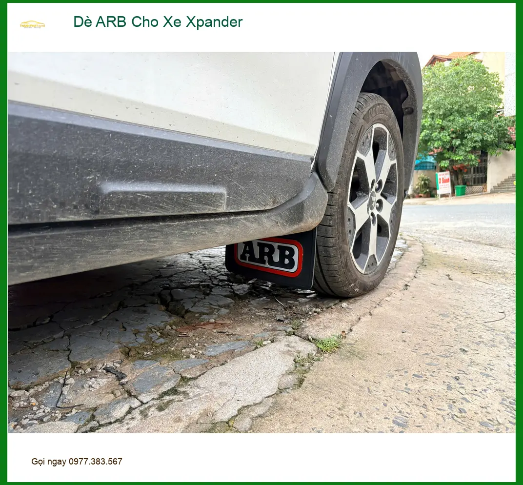 Chị Bích lắp Dè ARB cho Xpander ở Quận Phú Nhuận để xe sạch hơn ảnh thực tế 3