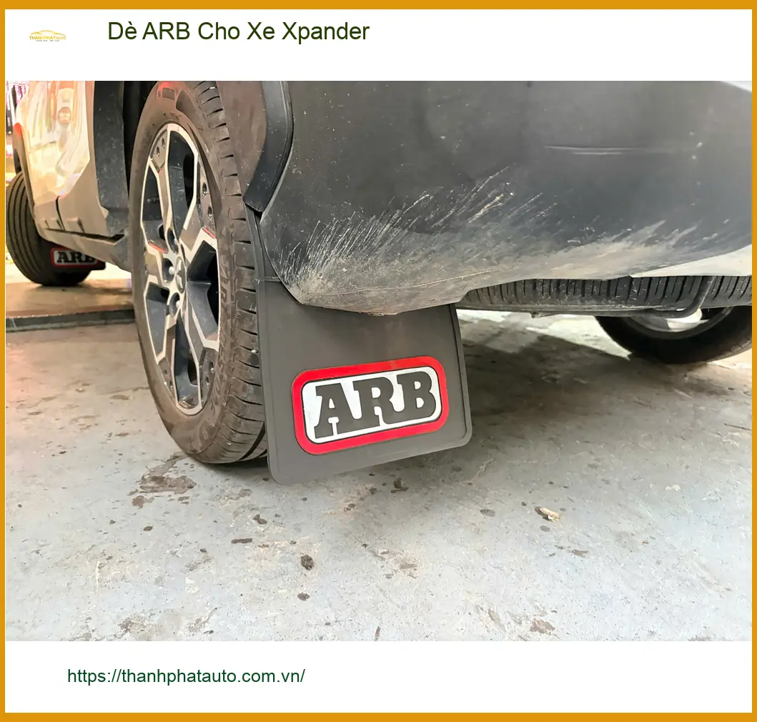Chị Bích lắp Dè ARB cho Xpander ở Quận Phú Nhuận để xe sạch hơn ảnh thực tế 4
