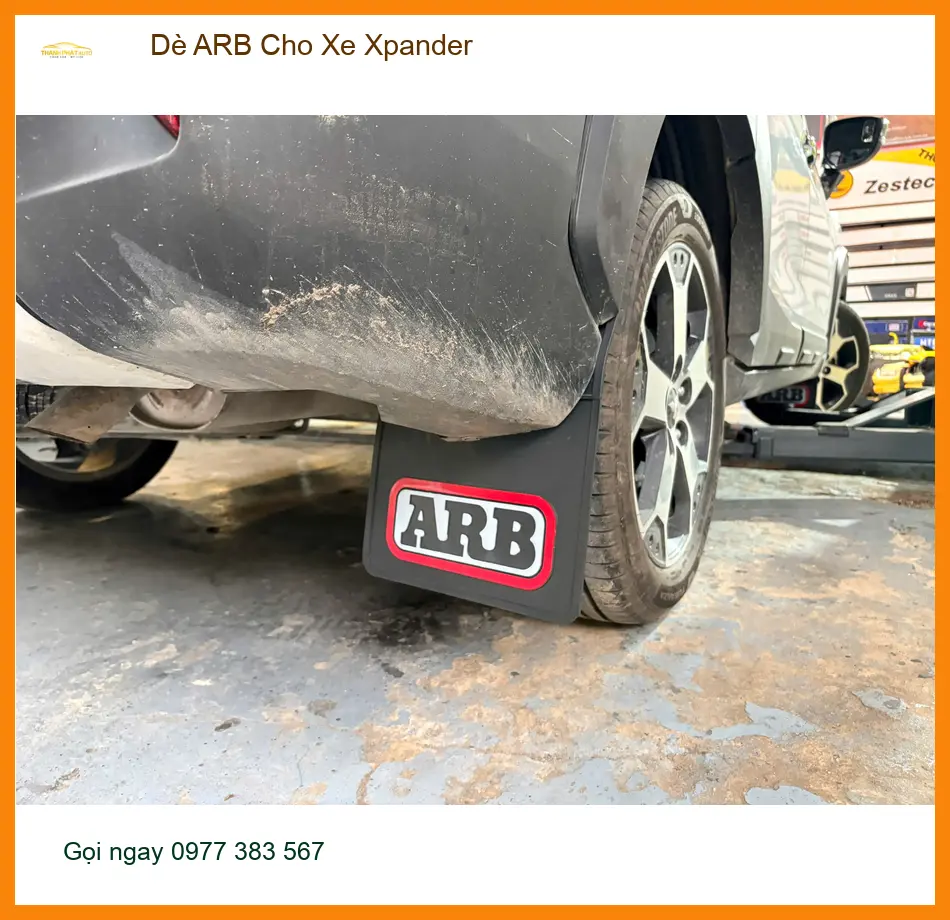 Chị Bích lắp Dè ARB cho Xpander ở Quận Phú Nhuận để xe sạch hơn ảnh thực tế 5
