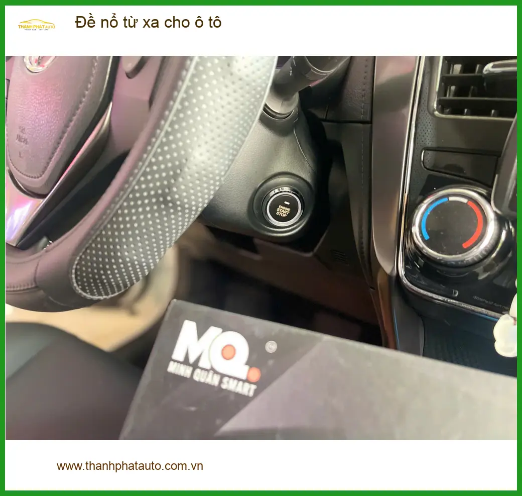 Chị Thảo lắp Đề nổ từ xa cho Hyundai Santa Fe để làm mát xe trước khi lên tại Quận 8