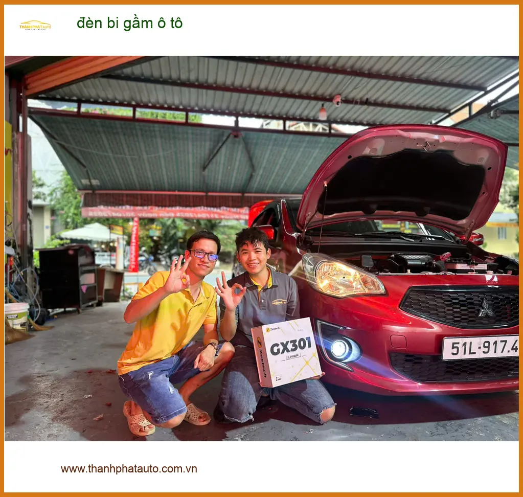 Anh Kiệt độ đèn bi gầm cho Mazda 3 tại Bình Thạnh vì đèn zin kém sáng. ảnh thực tế 4