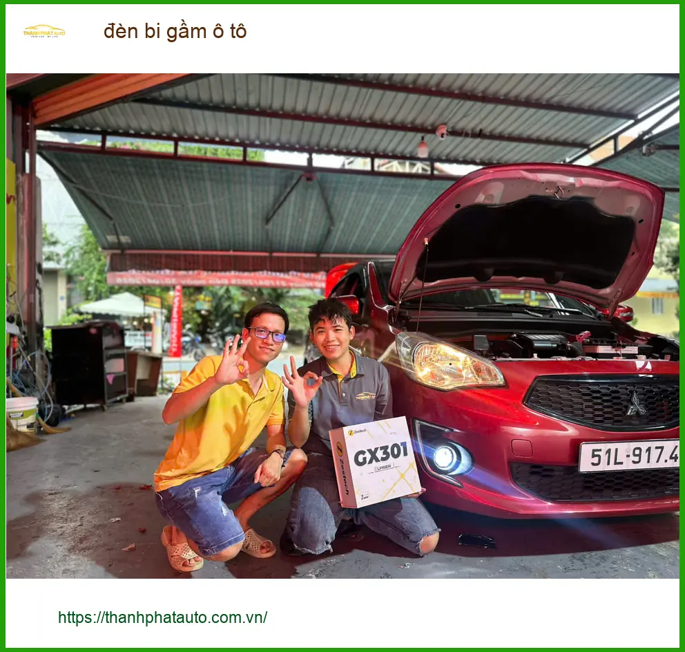 Anh Lộc độ đèn bi gầm ô tô Mazda CX-5 Quận 1 tăng sáng ban đêm ảnh thực tế 3