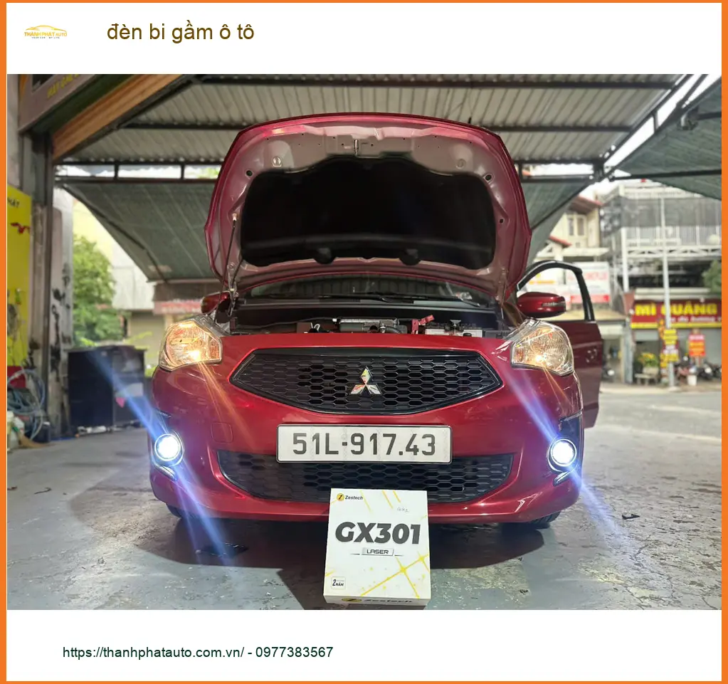 Anh Lộc độ đèn bi gầm ô tô Mazda CX-5 Quận 1 tăng sáng ban đêm ảnh thực tế 5