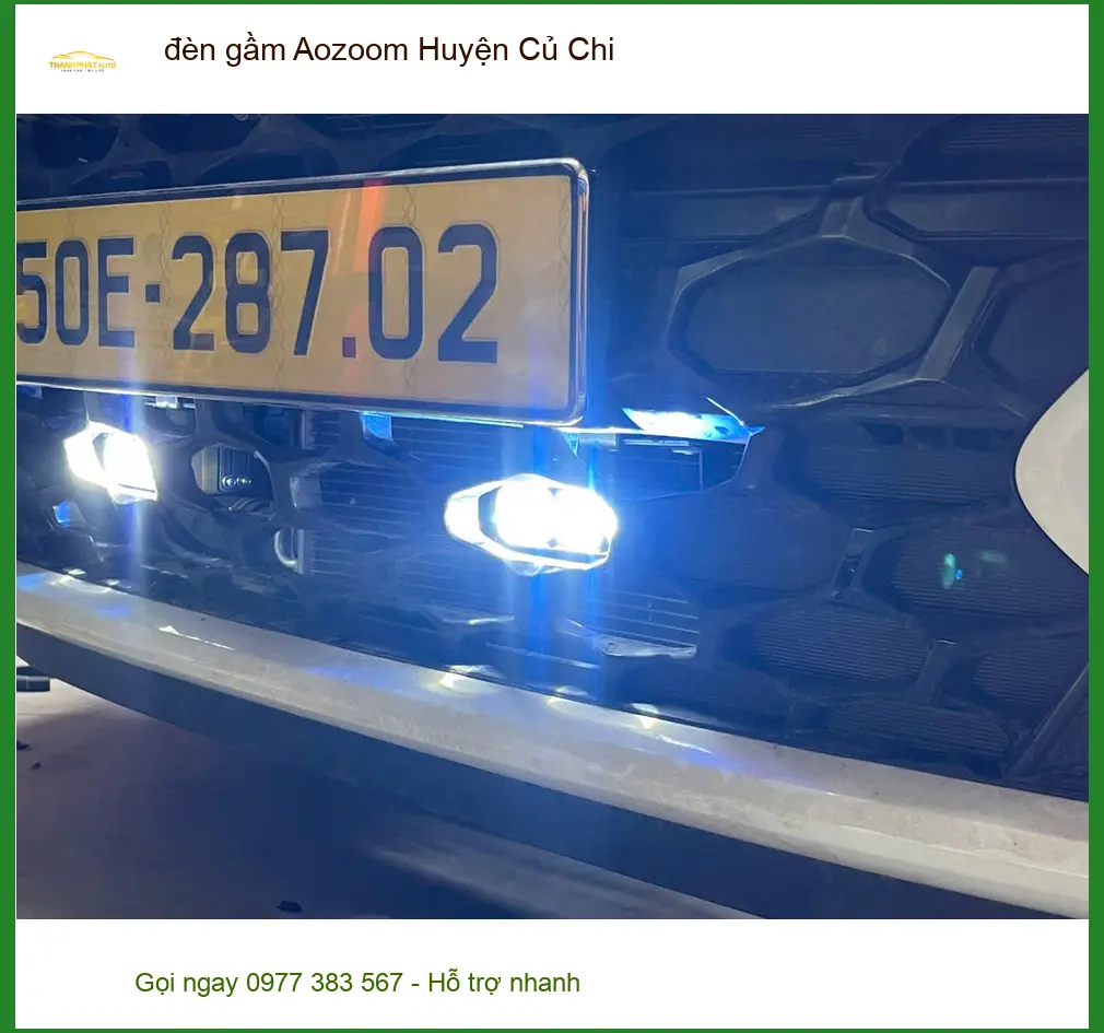 Đèn Gầm Aozoom - Nâng Cấp Ánh Sáng Ô Tô ảnh thực tế 3