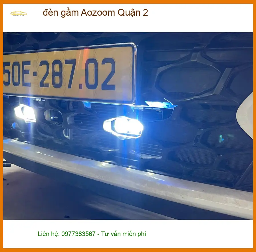 Trung Tâm Độ Đèn Ô Tô đèn gầm Aozoom Quận 2 - Thi Công Chuyên Nghiệp ảnh thực tế 2