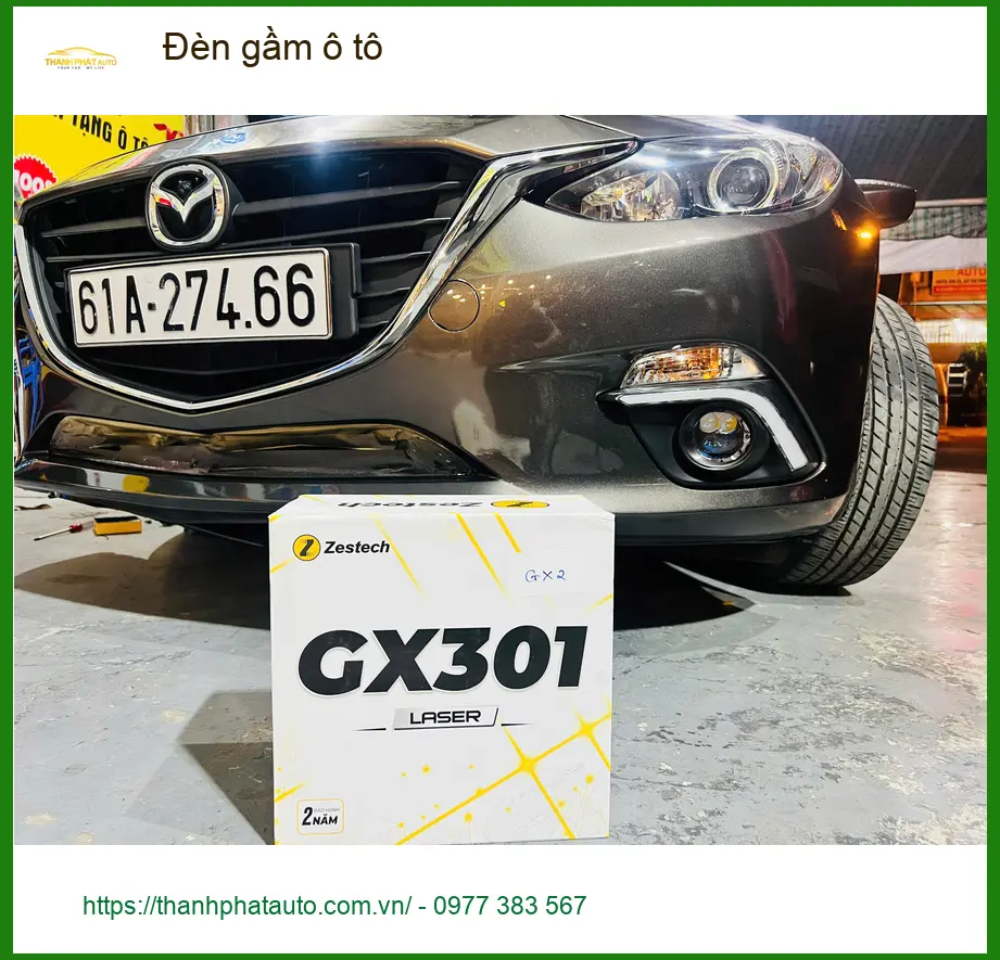 Anh Quang độ đèn gầm ô tô Hyundai SantaFe tại Quận 2 vì đèn zin quá yếu khi trời mưa