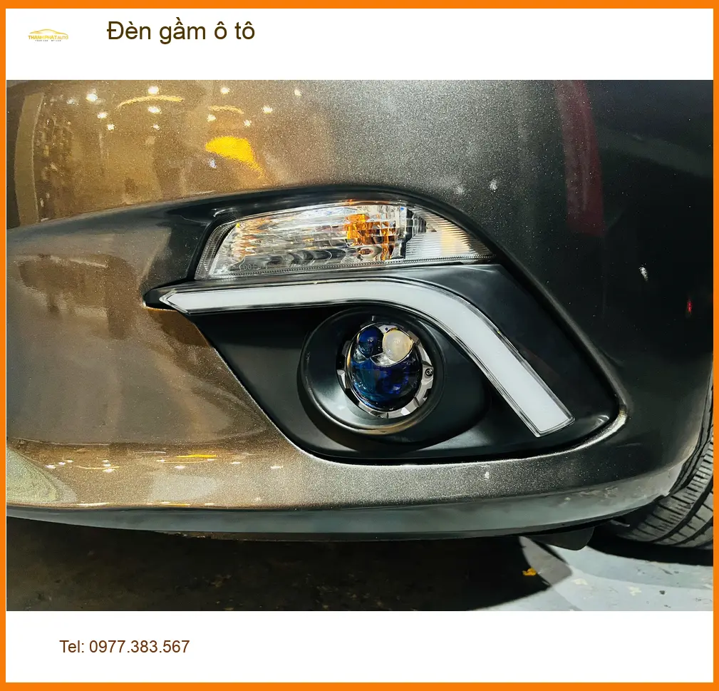 Anh Kiên lắp đèn gầm ô tô cho Mitsubishi Outlander ở Quận 9 vì đèn zin không đủ sáng