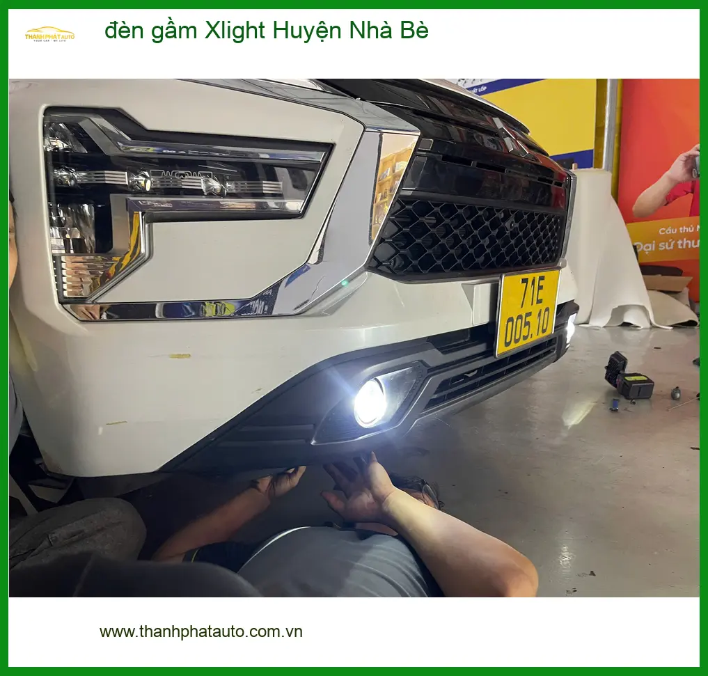 Trung Tâm Độ Đèn Ô Tô đèn gầm Xlight Huyện Nhà Bè - Lắp Đặt Uy Tín TPHCM ảnh thực tế 2