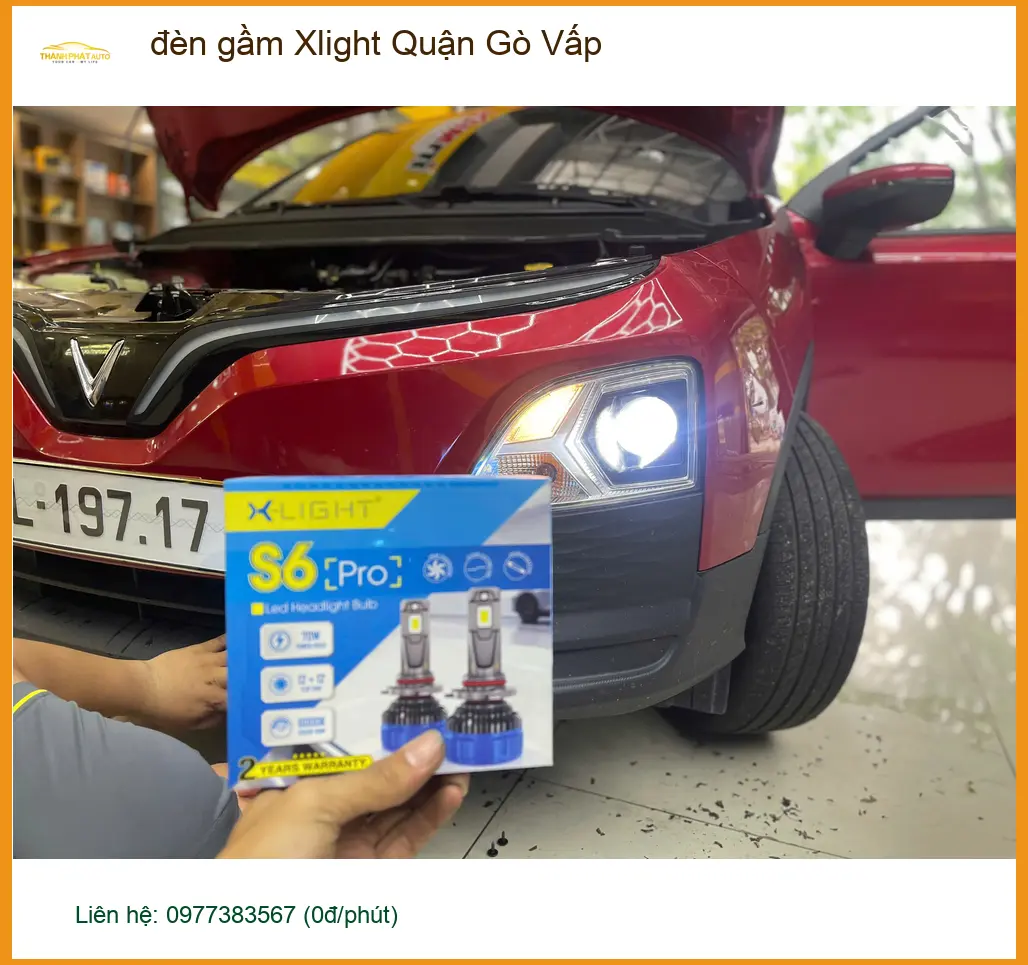 Nơi Độ Đèn Ô Tô đèn gầm Xlight Quận Gò Vấp - Giá Tốt TPHCM ảnh thực tế 2