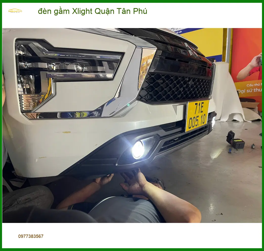 Trung Tâm Độ Đèn Ô Tô đèn gầm Xlight Quận Tân Phú - Nâng Cấp Chính Hãng ảnh thực tế 2