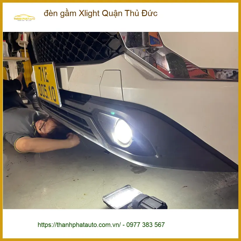 Trung Tâm Độ Đèn Ô Tô đèn gầm Xlight Quận Thủ Đức - Nâng Cấp Chính Hãng ảnh thực tế 2