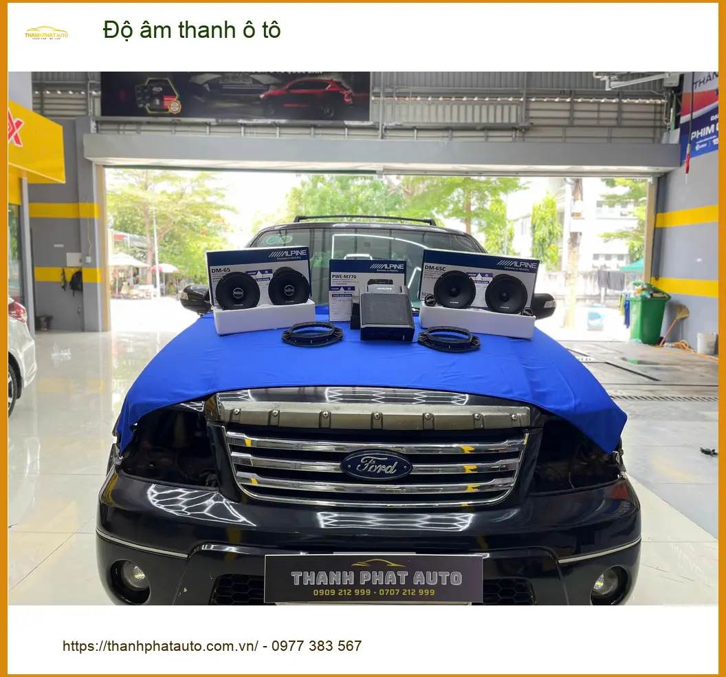 Anh Nhật độ âm thanh ô tô cho Hyundai Accent tại Nhà Bè vì dàn loa zin chưa đủ sống động ảnh thực tế 4