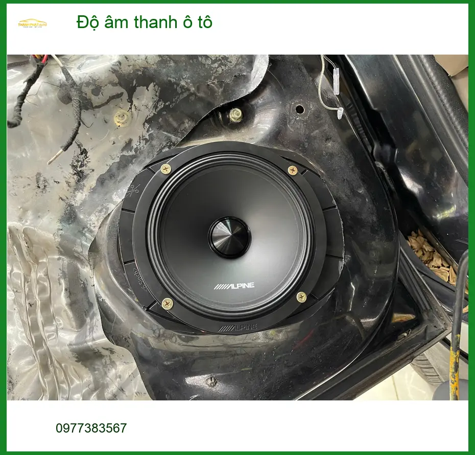 Anh Khải nâng cấp âm thanh xe Hyundai SantaFe tại Quận Bình Tân vì loa zin nghe không hay ảnh thực tế 3