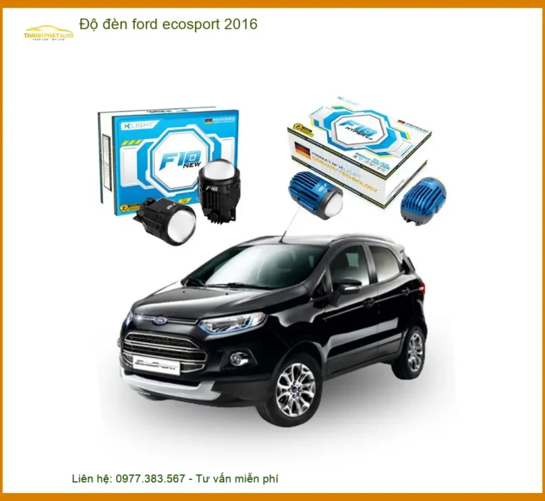 Độ đèn Bi LED Tăng Sáng Ford Ecosport 2016 - Địa Chỉ Độ Đèn Uy Tín TPHCM