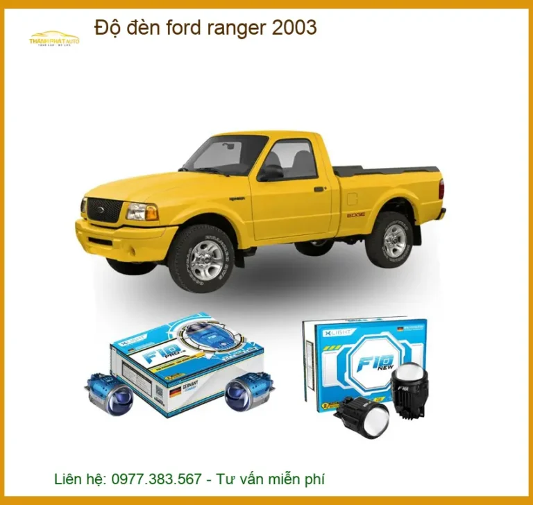 Độ Đèn Ford Ranger 2003 - Trung Tâm Lắp Đặt Chính Hãng Uy Tín TPHCM