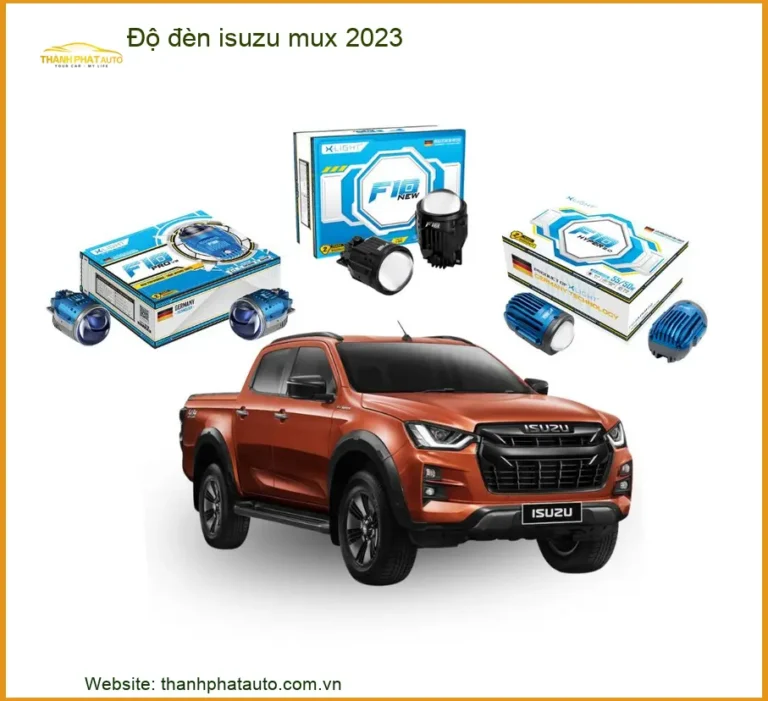 Độ đèn Isuzu MUX 2023 - Trung Tâm Lắp Đặt Đèn Uy Tín TPHCM