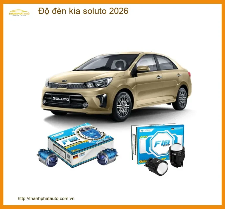Độ Đèn Bi LED Kia Soluto 2026 - Địa Chỉ Độ Đèn Uy Tín Chính Hãng TPHCM