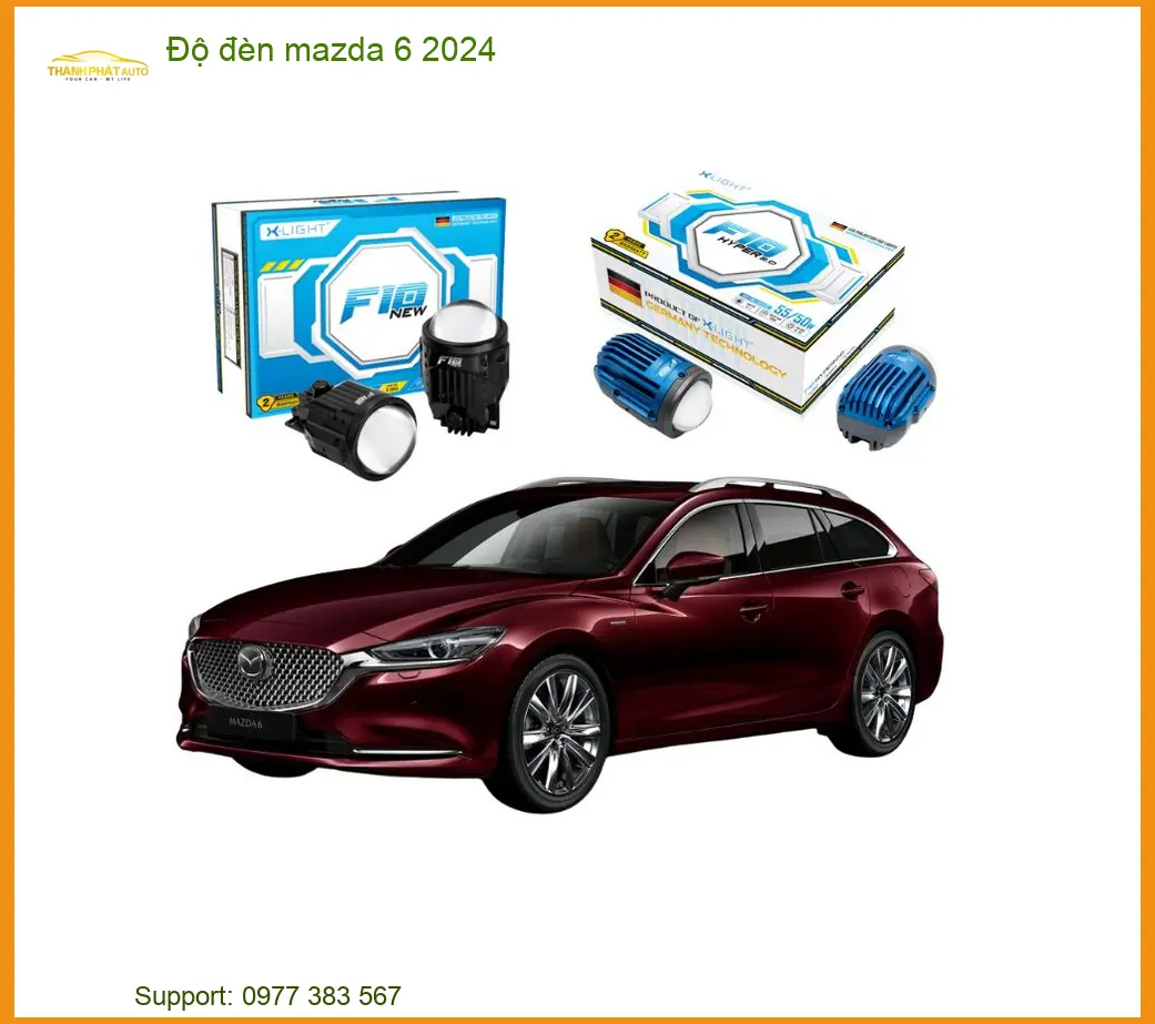 Độ đèn Mazda 6 2024 - Trung Tâm Lắp Đặt Độ Đèn Uy Tín Cao Cấp TPHCM