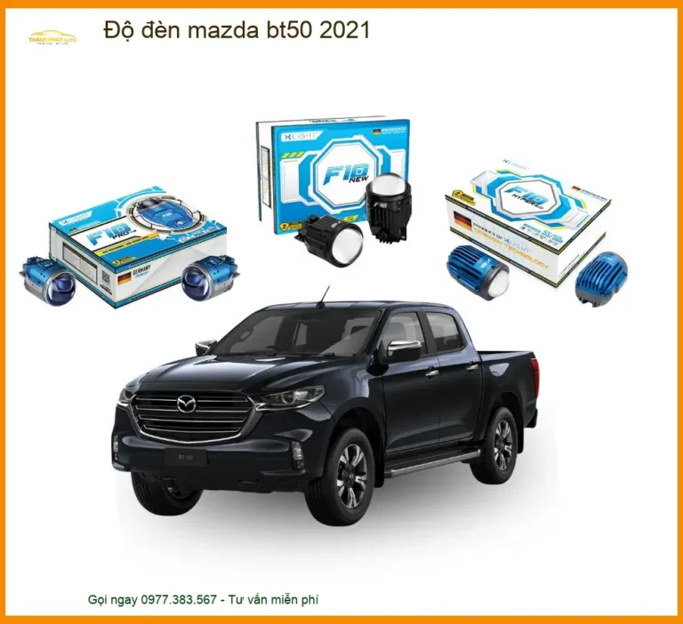 Độ Đèn Mazda BT50 2021 - Trung Tâm Nâng Cấp Đèn Chính Hãng Uy Tín TPHCM