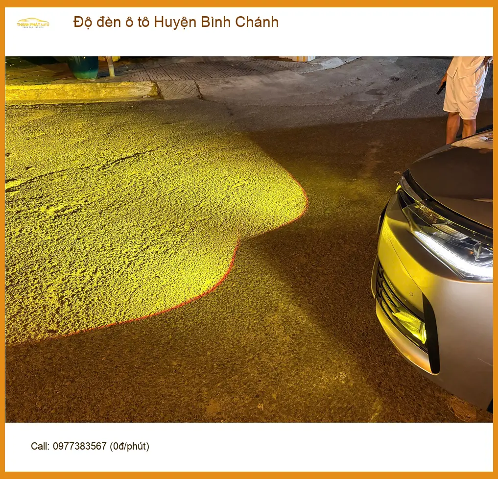 Trung Tâm Độ Đèn Ô Tô đèn ô tô Tại Huyện Bình Chánh - Nâng Cấp Chính Hãng ảnh thực tế 3
