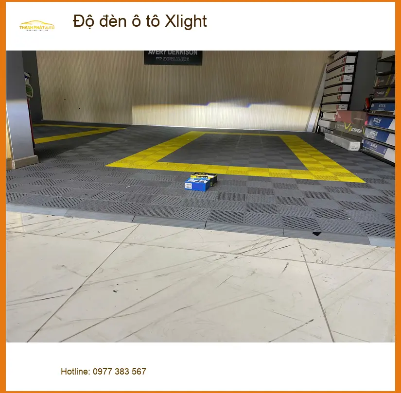 Anh Đức Anh độ đèn ô tô Xlight cho Hyundai Santa Fe tại Quận 2