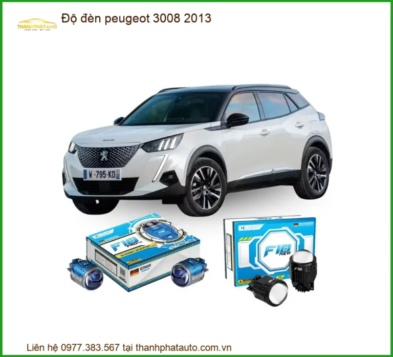 Độ Đèn Peugeot 3008 2013 - Trung Tâm Nâng Cấp Đèn Xe Chính Hãng TPHCM