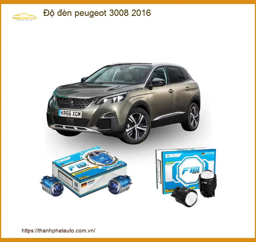Độ đèn Peugeot 3008 2016 - Trung Tâm Lắp Đặt Chính Hãng Giá Tốt TPHCM