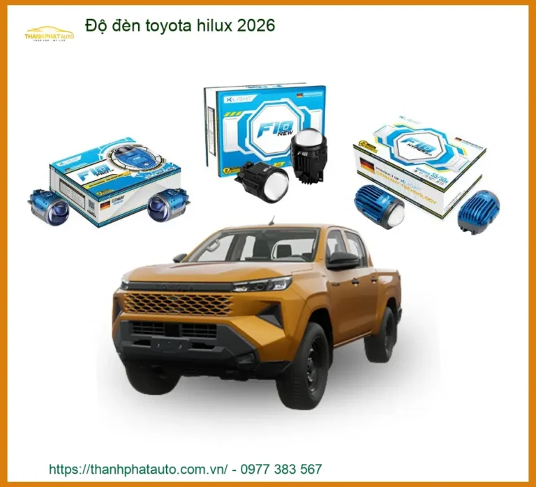 Độ Đèn Bi LED Laser Toyota Hilux - Địa Chỉ Gắn Chính Hãng Giá Tốt TPHCM
