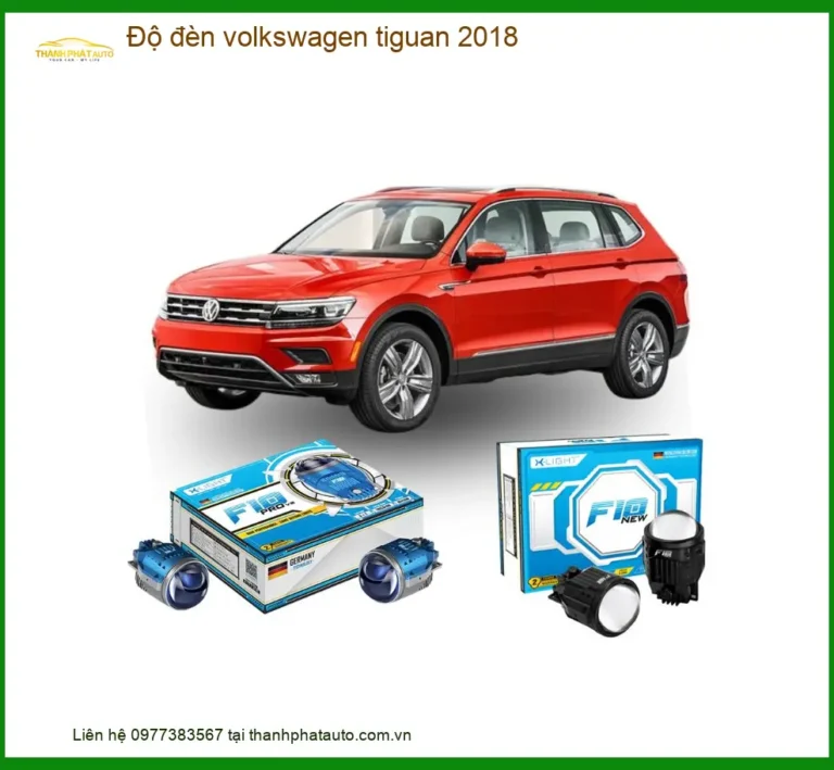 Độ Đèn Bi LED Volkswagen Tiguan 2018 - Địa Chỉ Lắp Đặt Chính Hãng TPHCM