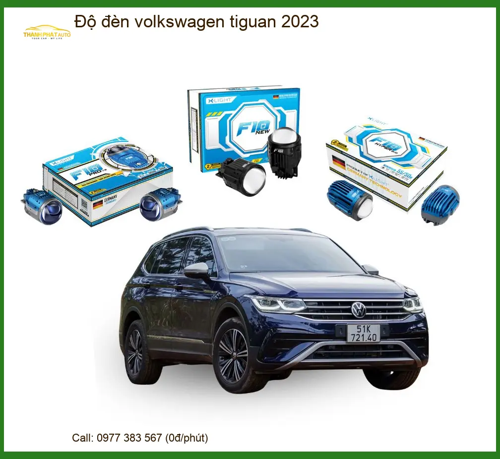 Độ đèn Volkswagen Tiguan 2023 - Địa Chỉ Lắp Đặt Chính Hãng TPHCM
