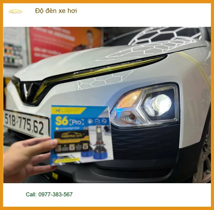 Anh Quang độ đèn xe hơi Mazda 3 tại Quận 3 vì đèn zin quá tối ảnh thực tế 2