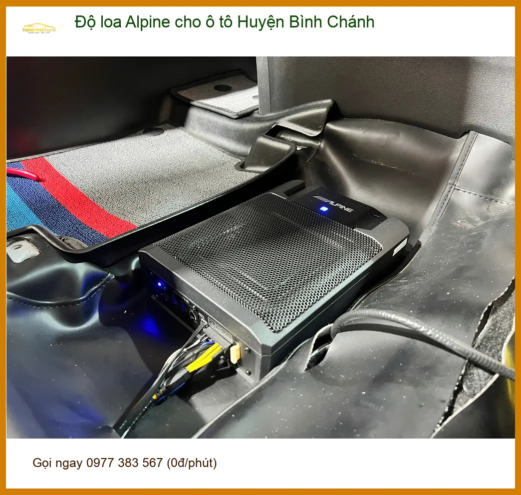 Cửa Hàng Độ Loa Ô Tô loa Alpine cho ô tô Huyện Bình Chánh - Lắp Đặt Giá Tốt