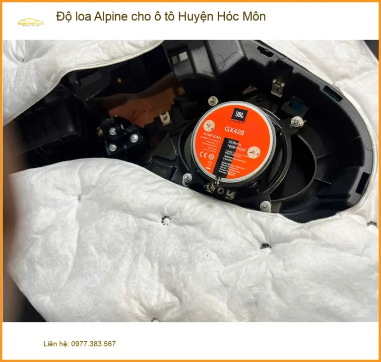 Trung Tâm Độ Loa Ô Tô loa Alpine cho ô tô Huyện Hóc Môn - Giá Tốt TPHCM