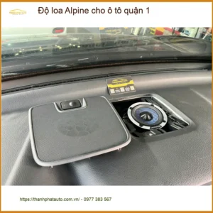 Trung Tâm Độ Loa Ô Tô loa Alpine cho ô tô quận 1 - Nâng Cấp Chính Hãng