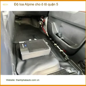 Trung Tâm Độ Loa Ô Tô loa Alpine cho ô tô quận 5 - Thi Công Chuyên Nghiệp