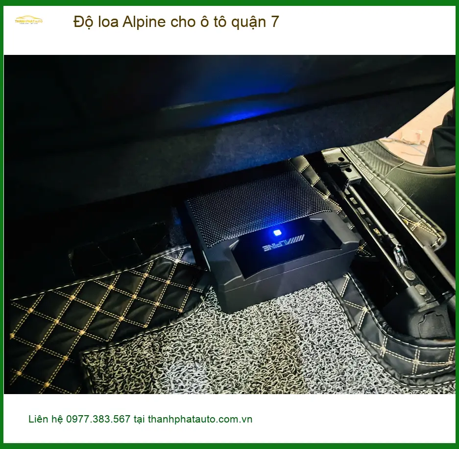 Trung Tâm Độ Loa Ô Tô loa Alpine cho ô tô quận 7 - Nâng Cấp Chính Hãng