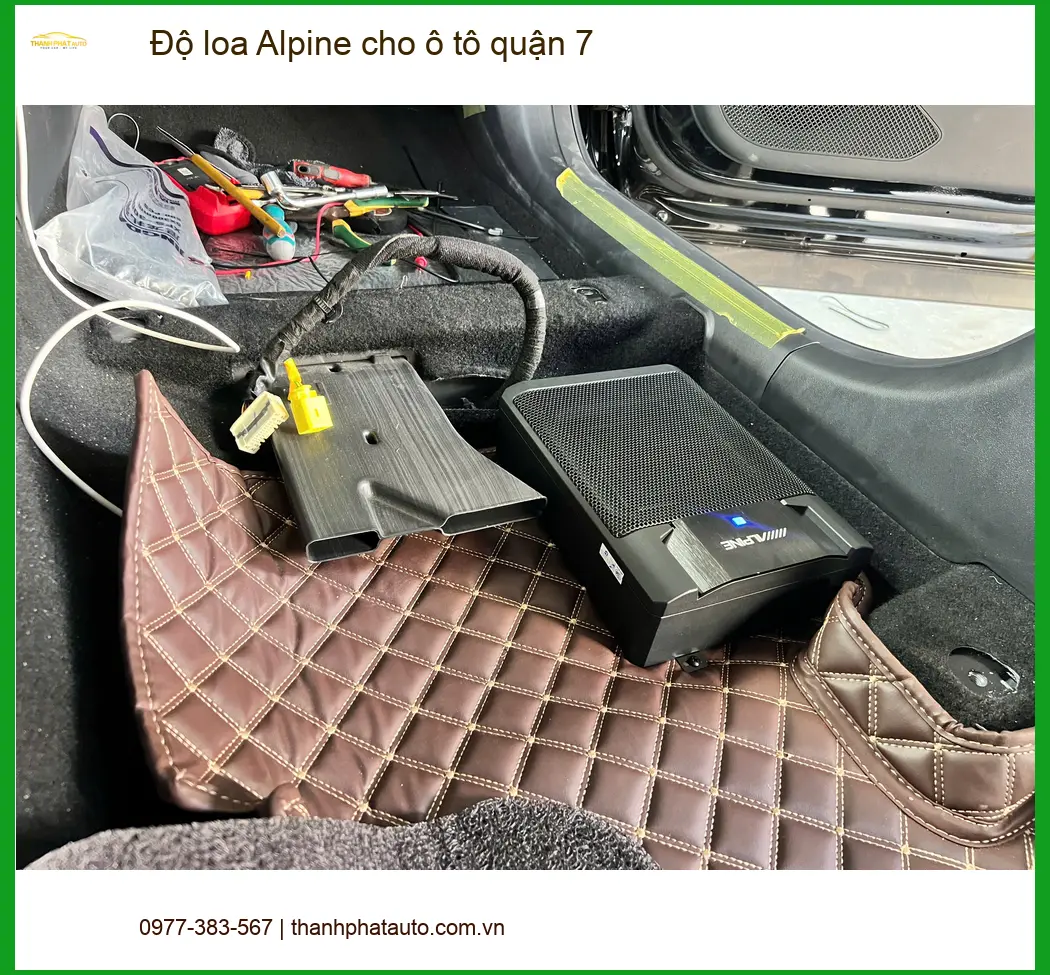 Trung Tâm Độ Loa Ô Tô loa Alpine cho ô tô quận 7 - Nâng Cấp Chính Hãng ảnh thực tế 2