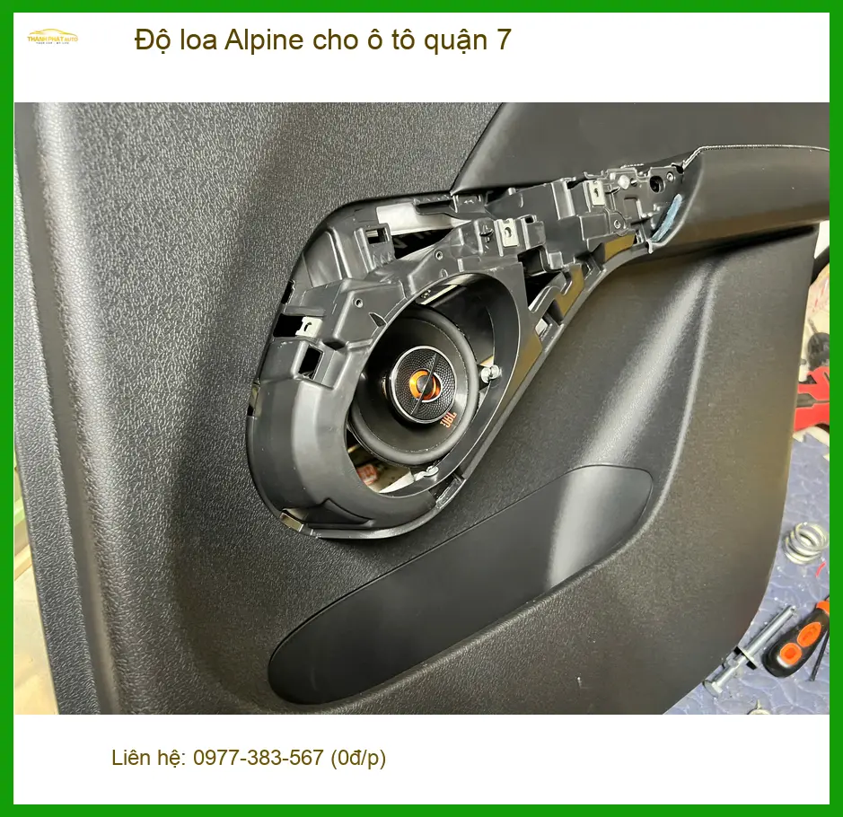 Trung Tâm Độ Loa Ô Tô loa Alpine cho ô tô quận 7 - Nâng Cấp Chính Hãng ảnh thực tế 3