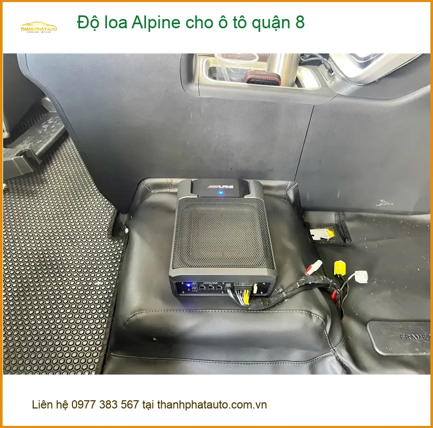 Trung Tâm Độ Loa Ô Tô loa Alpine cho ô tô quận 8 - Nâng Cấp Chính Hãng