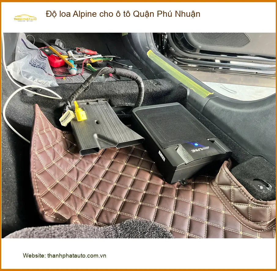 Trung Tâm Độ Loa Ô Tô loa Alpine Tại Quận Phú Nhuận - Nâng Cấp Chính Hãng ảnh thực tế 3