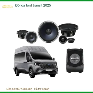 Độ Loa Ô Tô Ford Transit 2025 Cao Cấp - Nơi Lắp Đặt Uy Tín Tại TPHCM