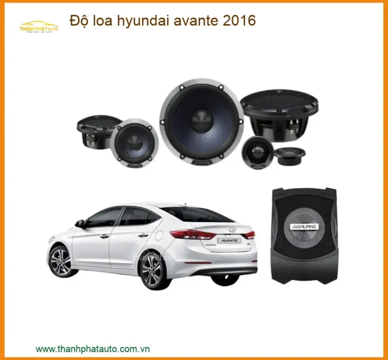 Độ loa sub cho xe Hyundai Avante 2016 - Địa Chỉ Lắp Đặt Uy Tín TPHCM