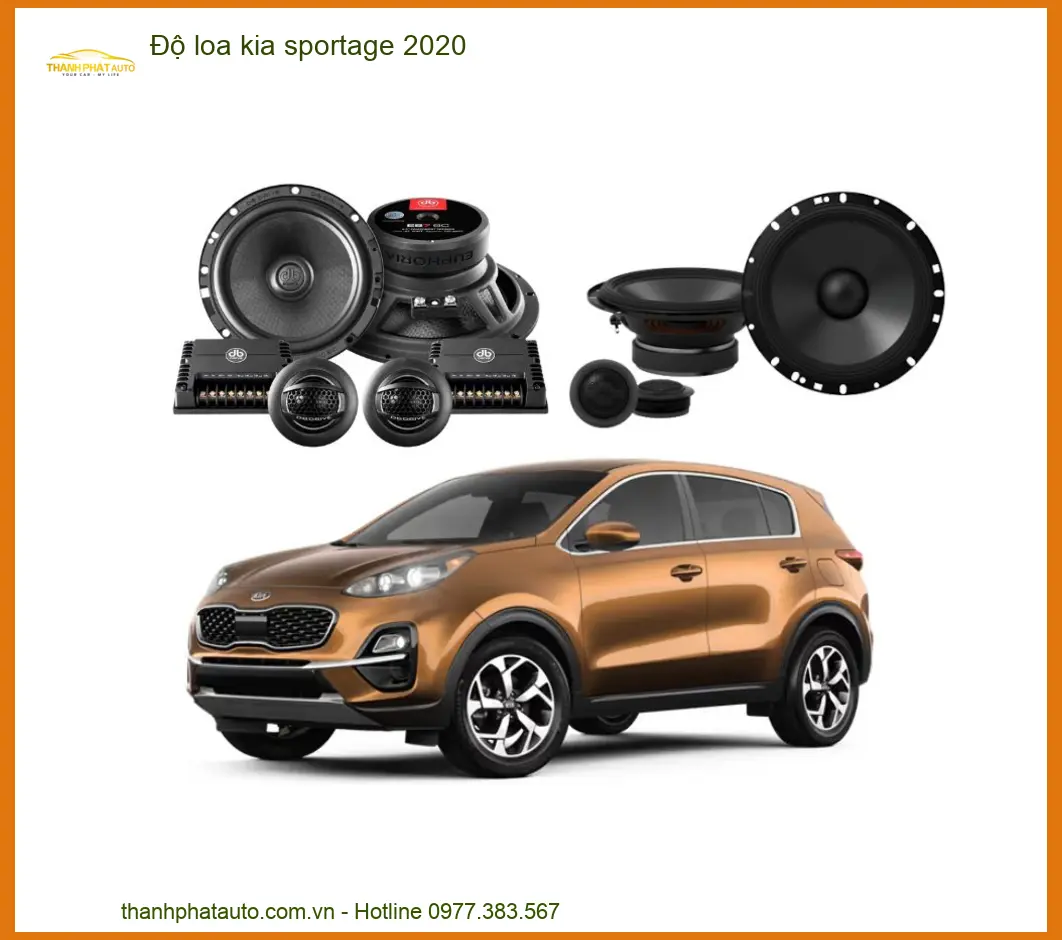 Độ Loa Ô Tô Kia Sportage 2020 - Trung Tâm Nâng Cấp Âm Thanh Uy Tín TPHCM