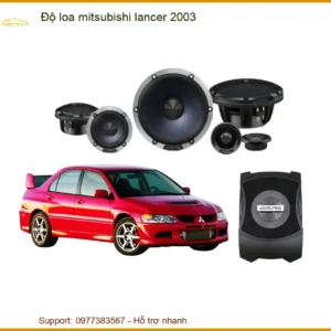 Độ Loa Mitsubishi Lancer 2003 - Trung Tâm Nâng Cấp Loa Cao Cấp TPHCM