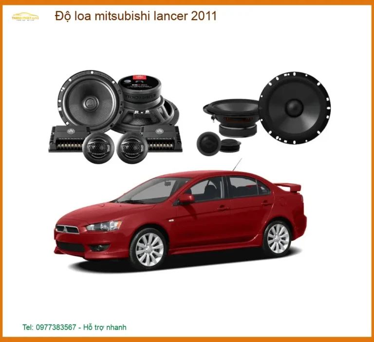 Độ Loa Sub Ô Tô Mitsubishi Lancer 2011 - Nơi Thi Công Chính Hãng Giá Tốt TPHCM